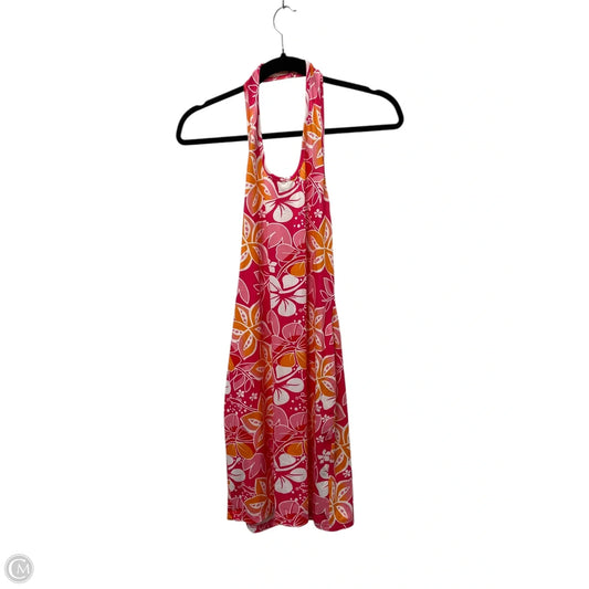 Dress Casual Short By Shein In Orange & Pink, Size: S