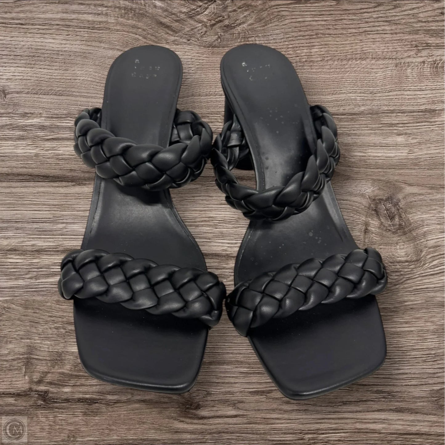 Sandals Heels Block By A New Day In Black, Size: 11
