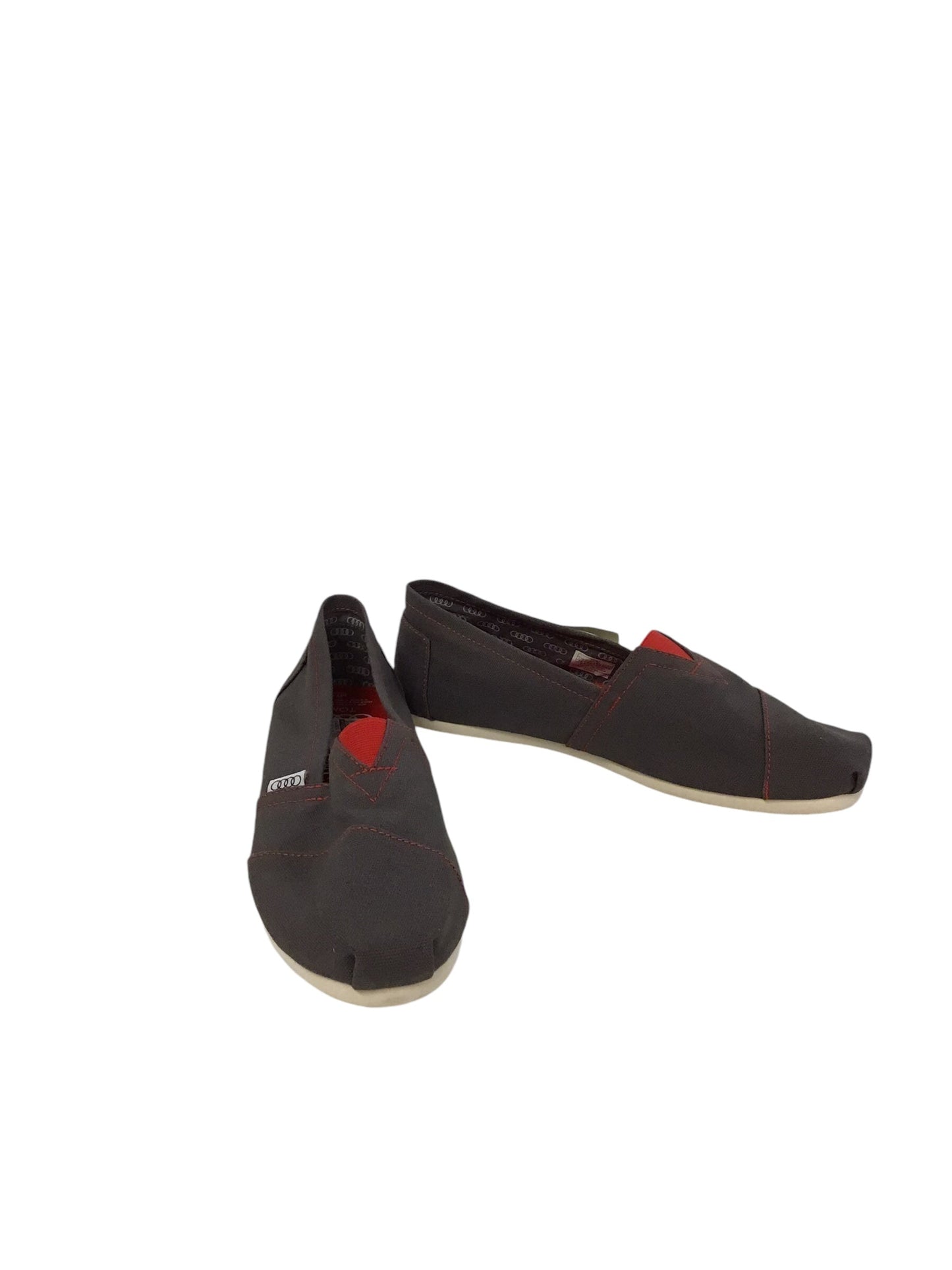 Shoes Flats By Toms In Brown & Red, Size: 7.5