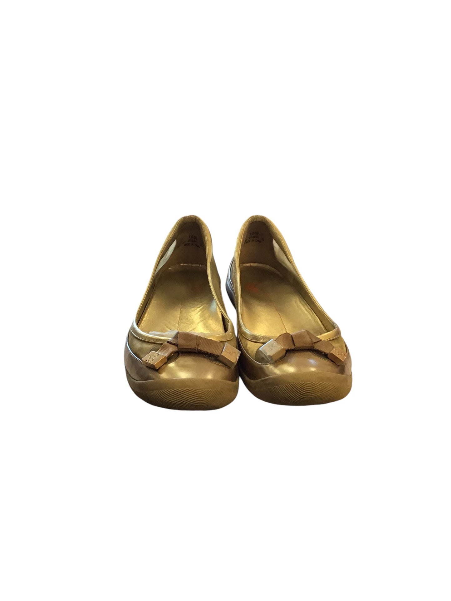 Shoes Flats By Cole-haan In Gold, Size: 10.5