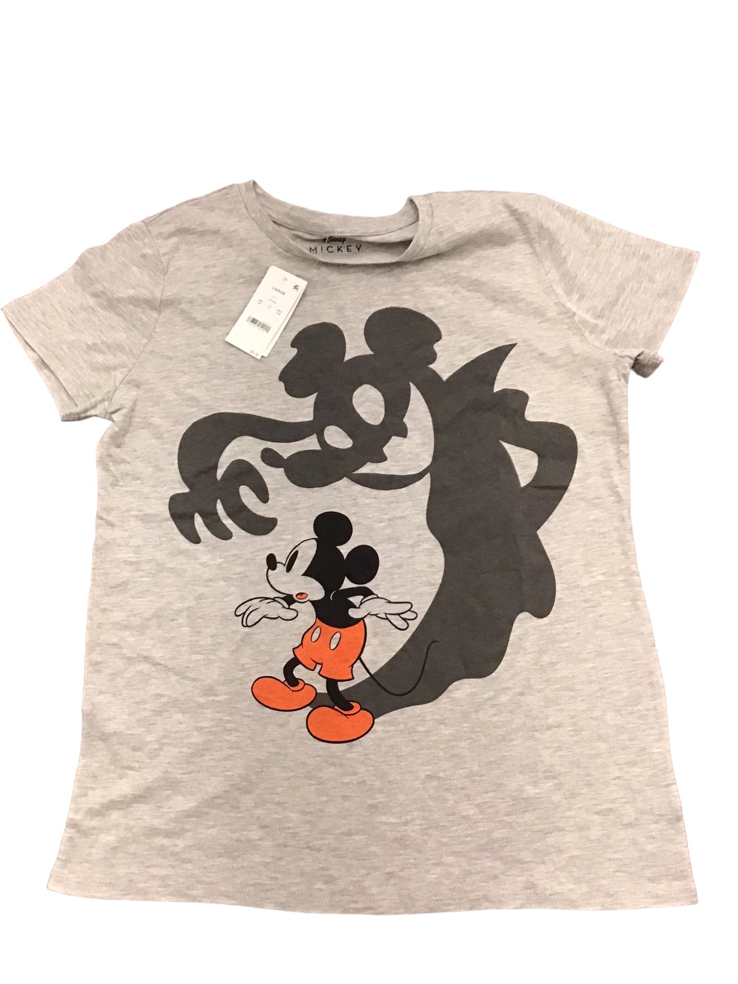 Grey Top Short Sleeve Disney Store, Size L