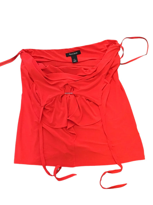 Red Blouse Sleeveless White House Black Market, Size L