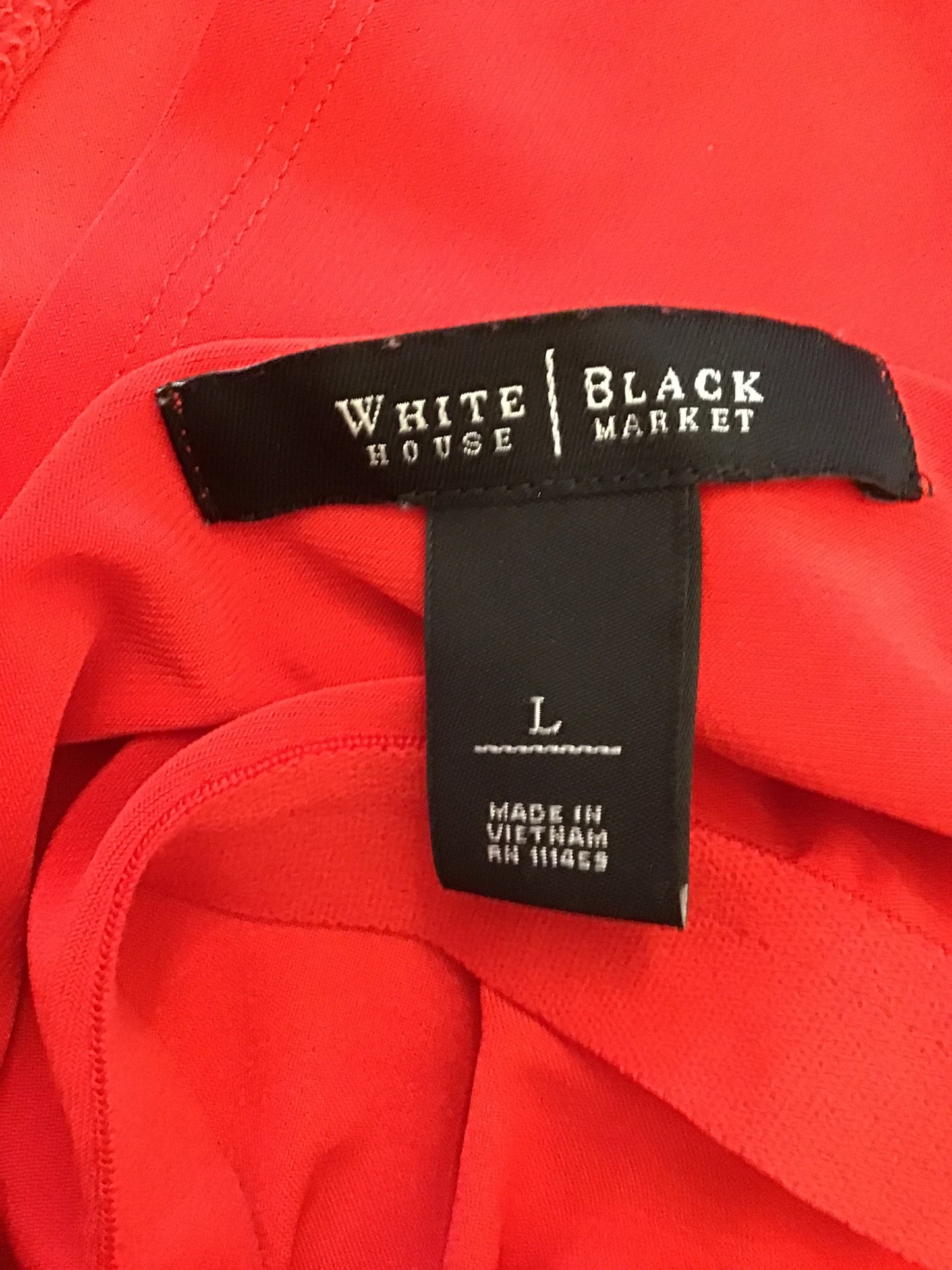 Red Blouse Sleeveless White House Black Market, Size L