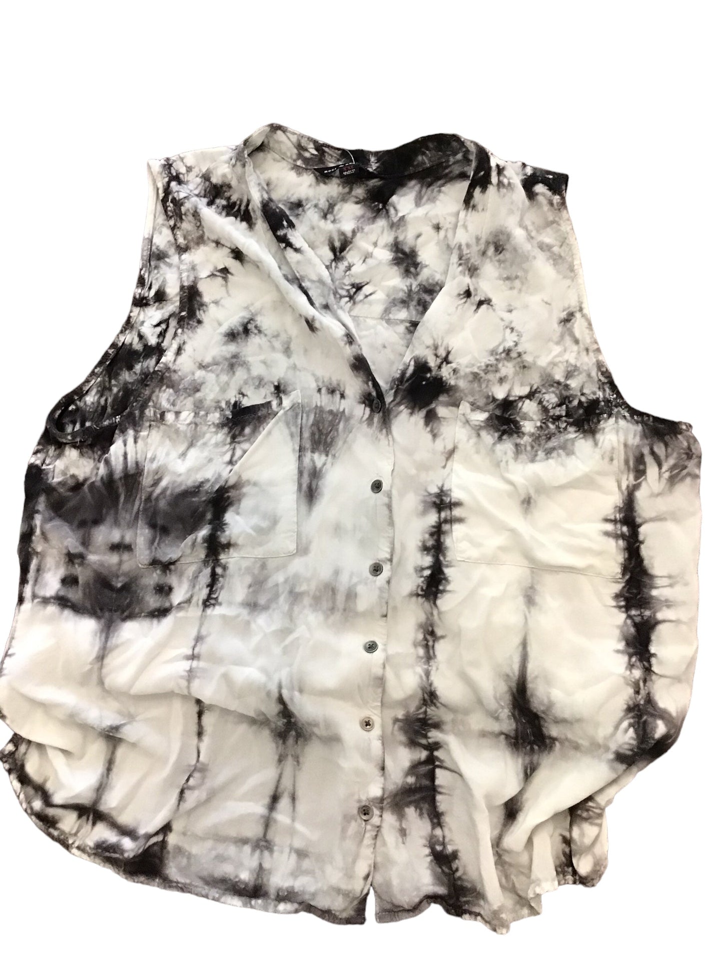 Tie Dye Print Top Sleeveless Rock And Republic, Size Xxl