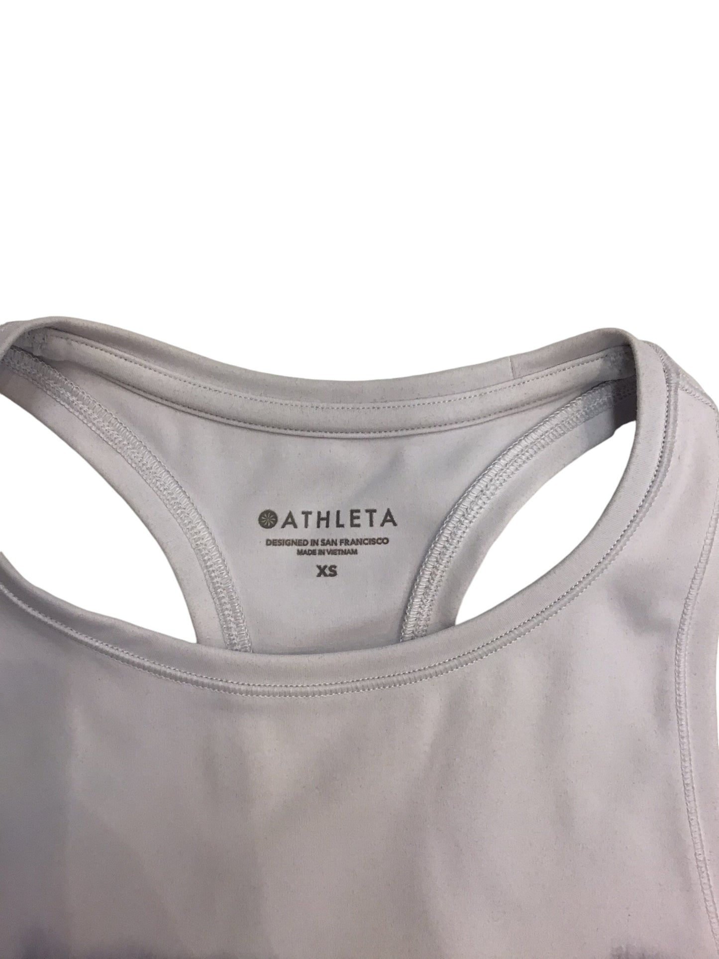 Athletic Tank Top By Athleta In Blue & White, Size: Xs