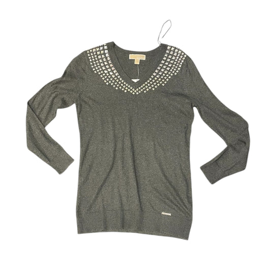 Sweater By Michael By Michael Kors In Grey, Size: S