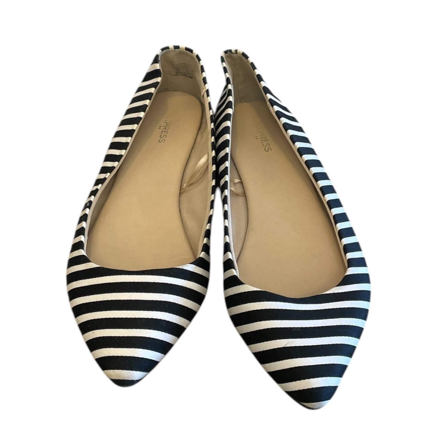 Shoes Flats By Express In Striped Pattern, Size: 7