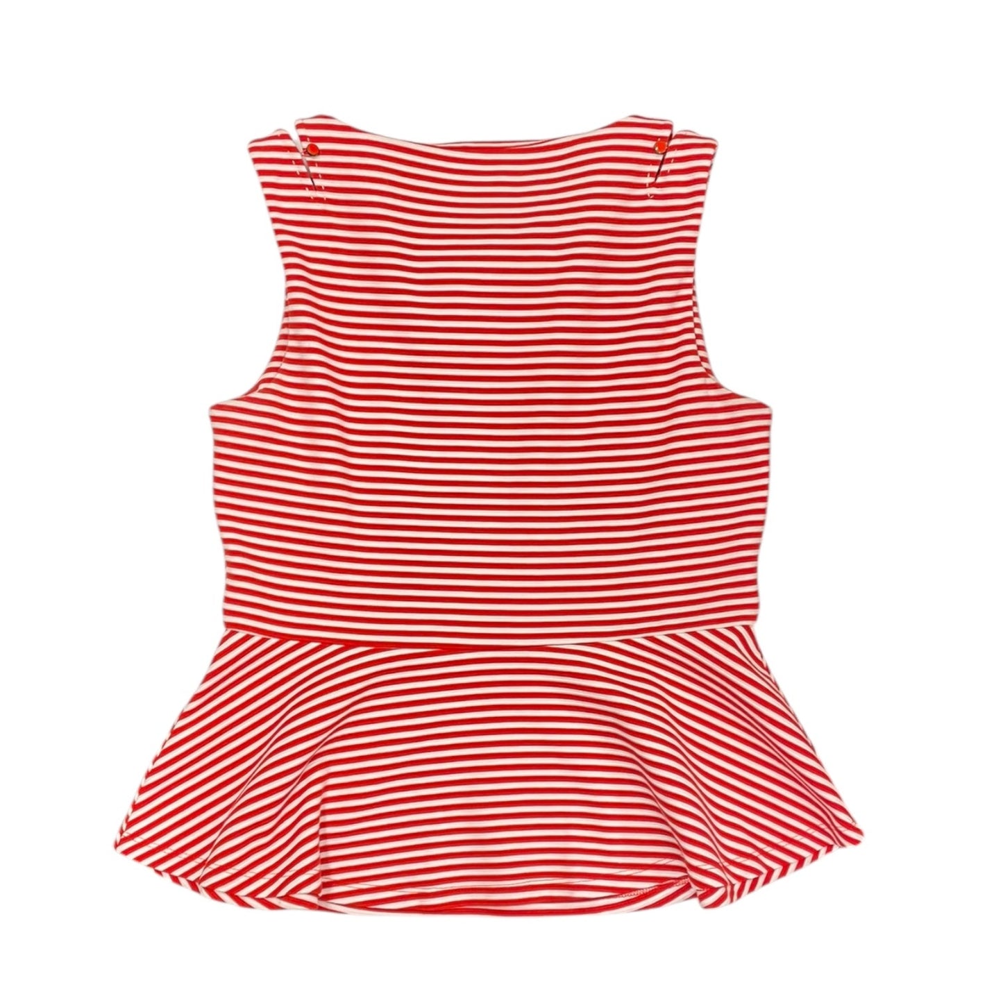 Top Sleeveless By Anthropologie In Striped Pattern, Size: L