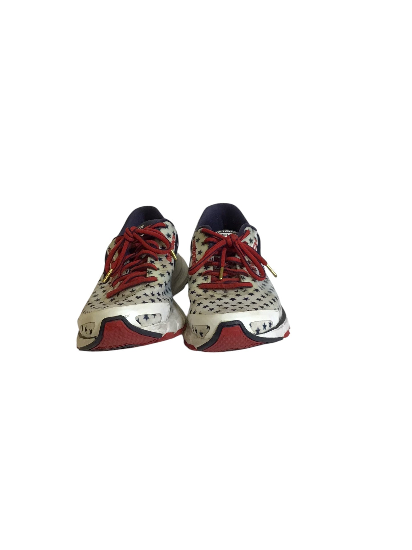 Shoes Athletic By Brooks In Blue & Red & White, Size: 7.5