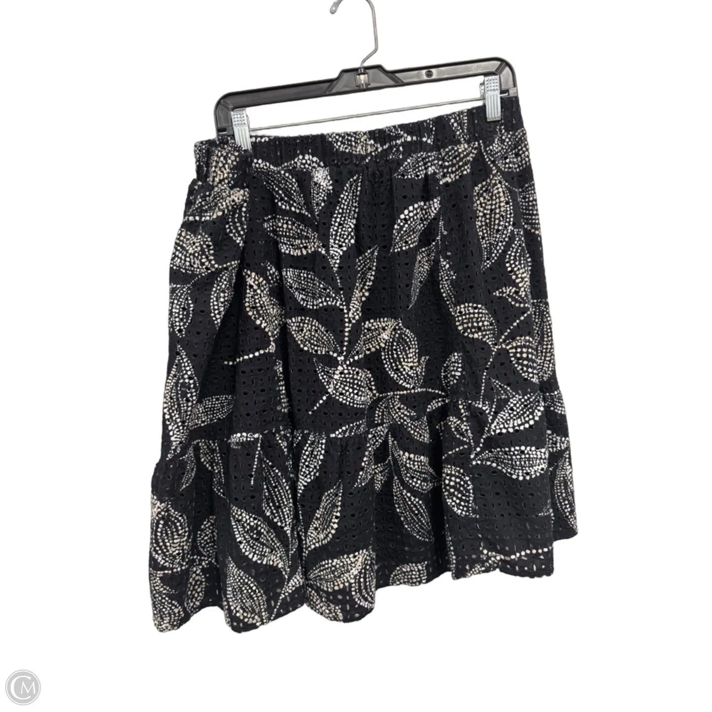 Skirt Midi By Lane Bryant In Black & White, Size: 18