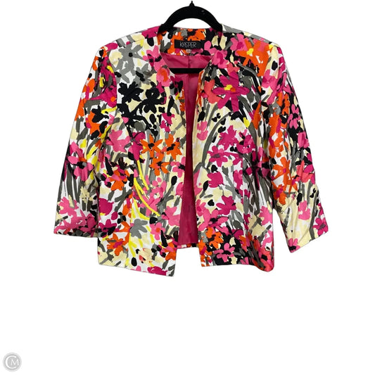 Blazer By Kasper In Floral Print, Size: 14