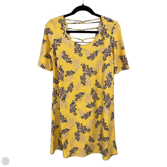 Dress Casual Short By Pink Rose In Floral Print, Size: M