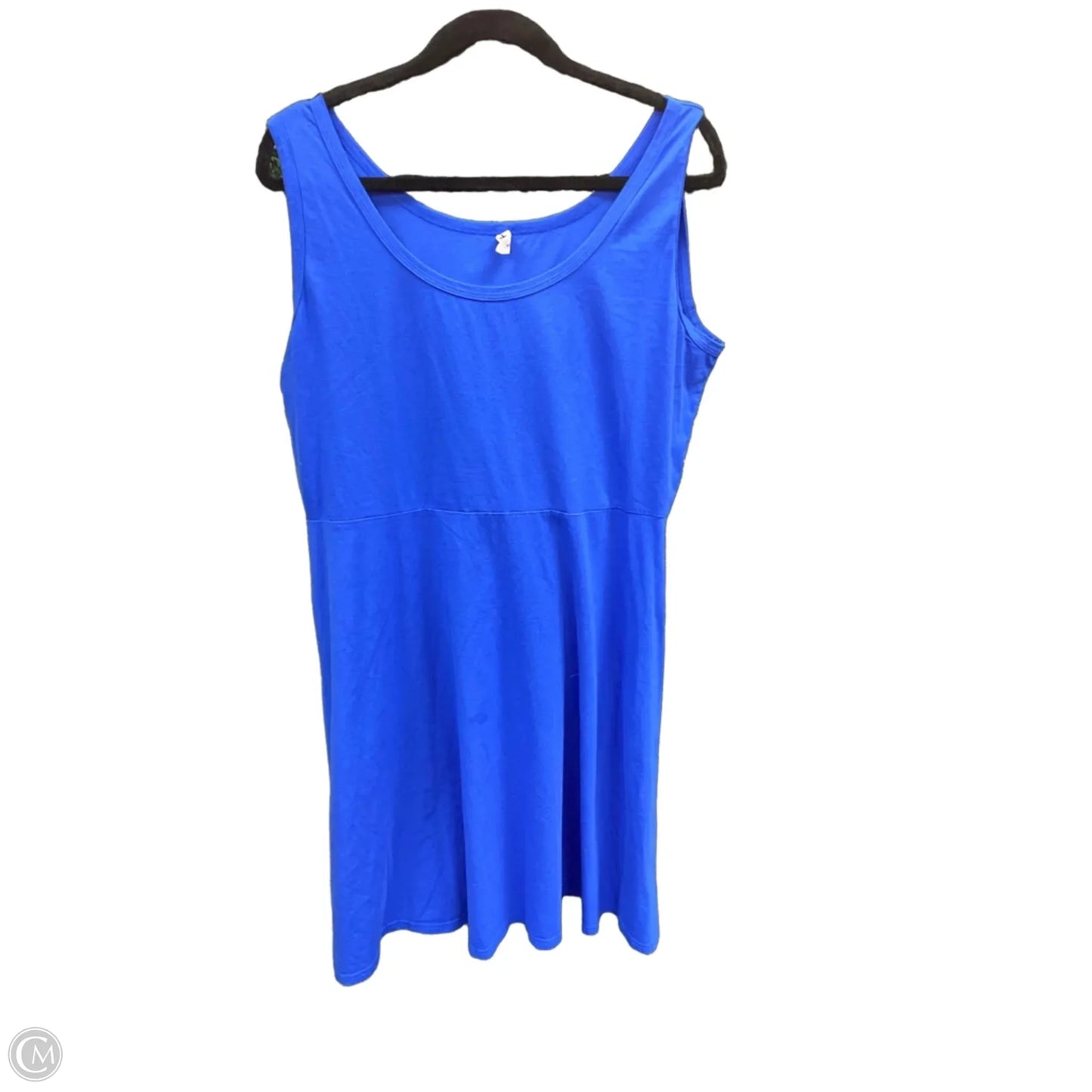 Dress Casual Short By Clothes Mentor In Blue, Size: 2x