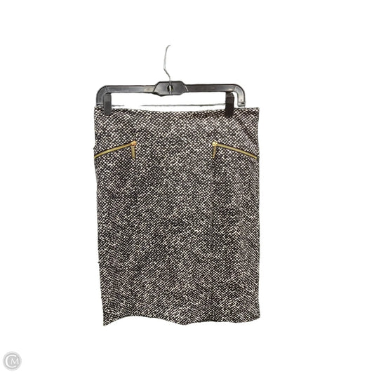 Skirt Midi By Michael By Michael Kors In Black & Brown, Size: 8