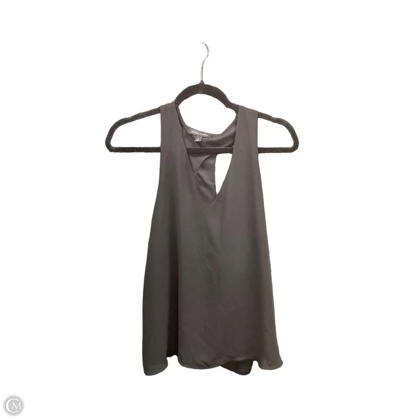 Top Sleeveless By Banana Republic In Black, Size: S