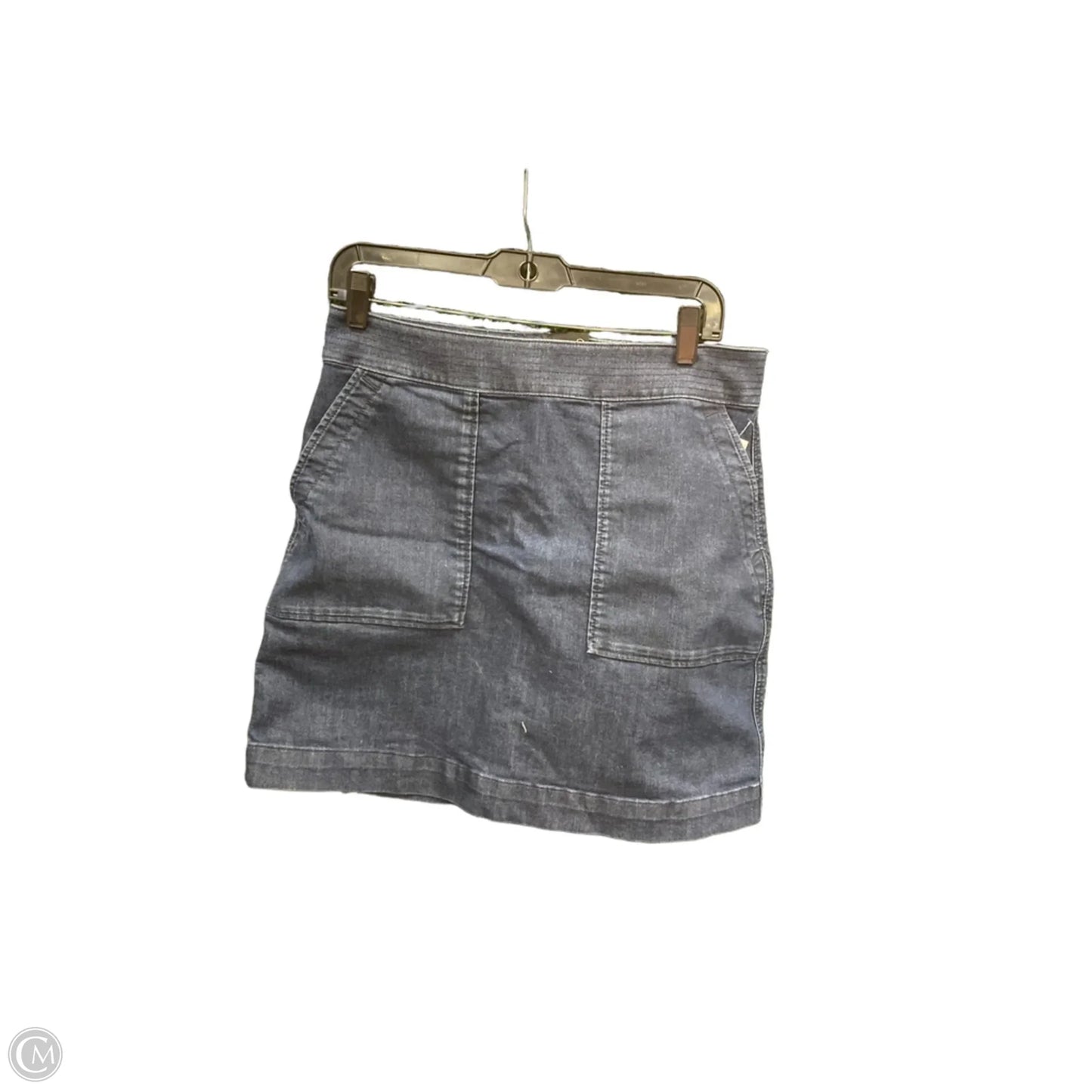 Skirt Mini & Short By Loft In Blue Denim, Size: 8