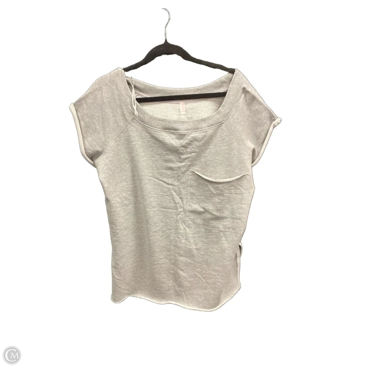 Sweatshirt Crewneck By Free People In Grey, Size: M