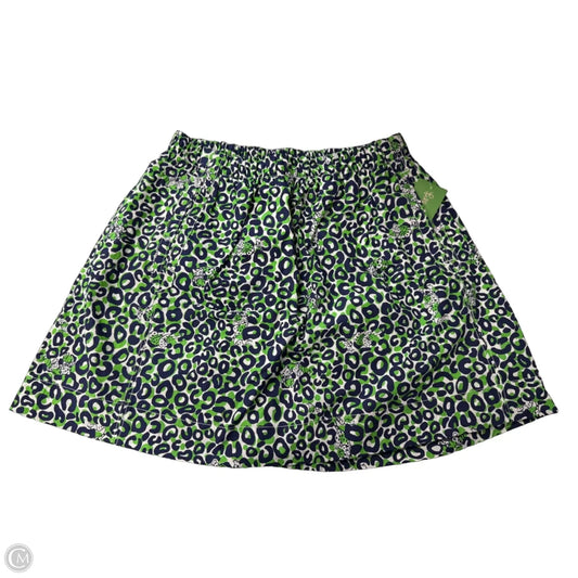 Skirt Designer By Lilly Pulitzer In Blue & Green, Size: L