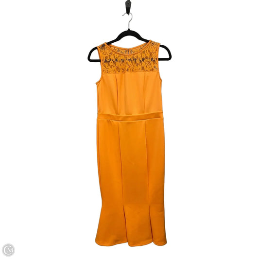 Jumpsuit By New York And Co In Orange, Size: S