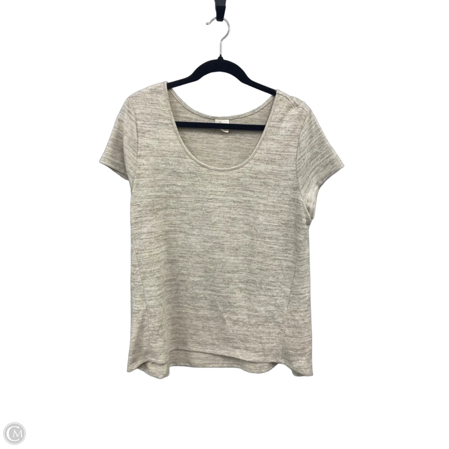 Top Short Sleeve By Soma In Beige, Size: L