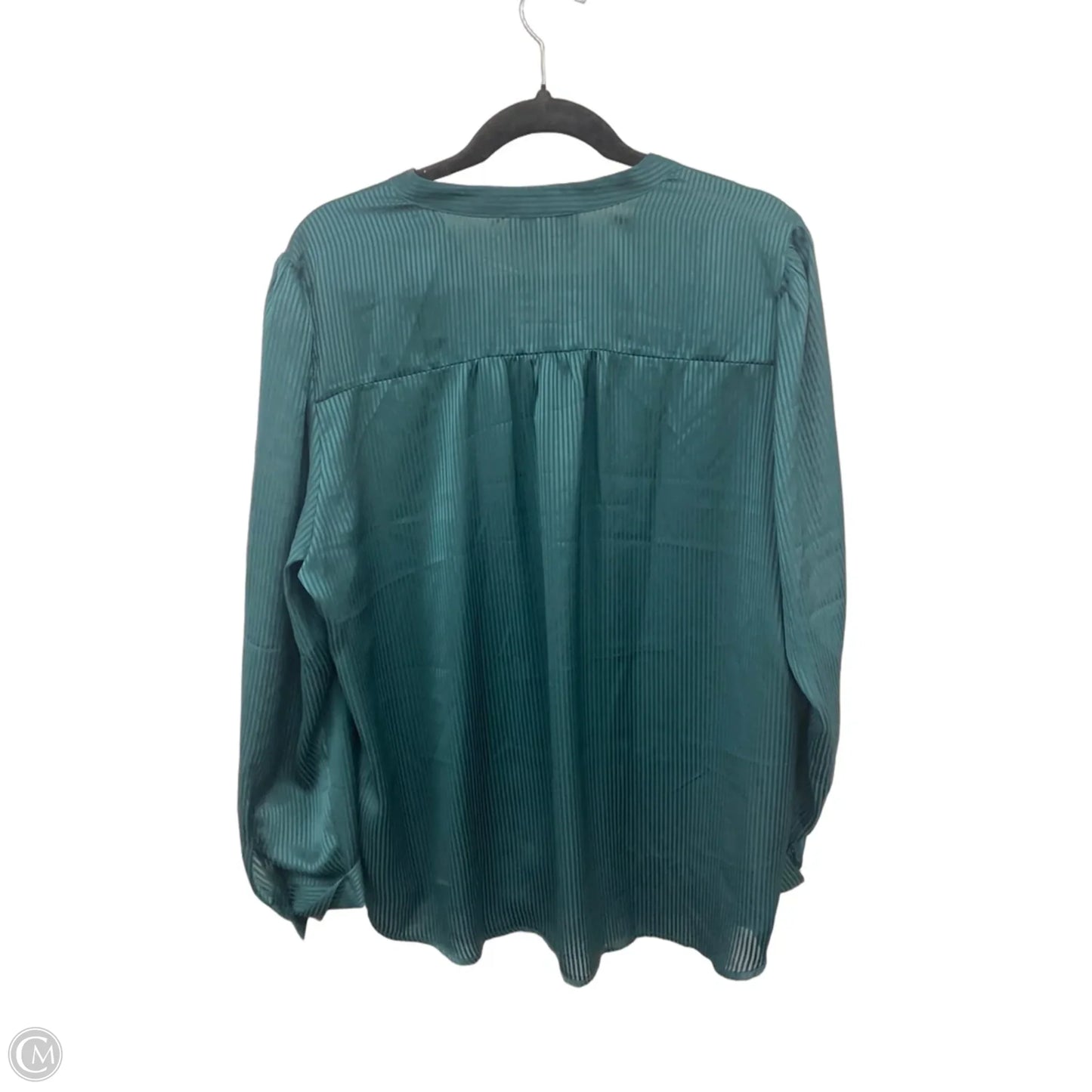Top Long Sleeve By Banana Republic In Green, Size: Xl