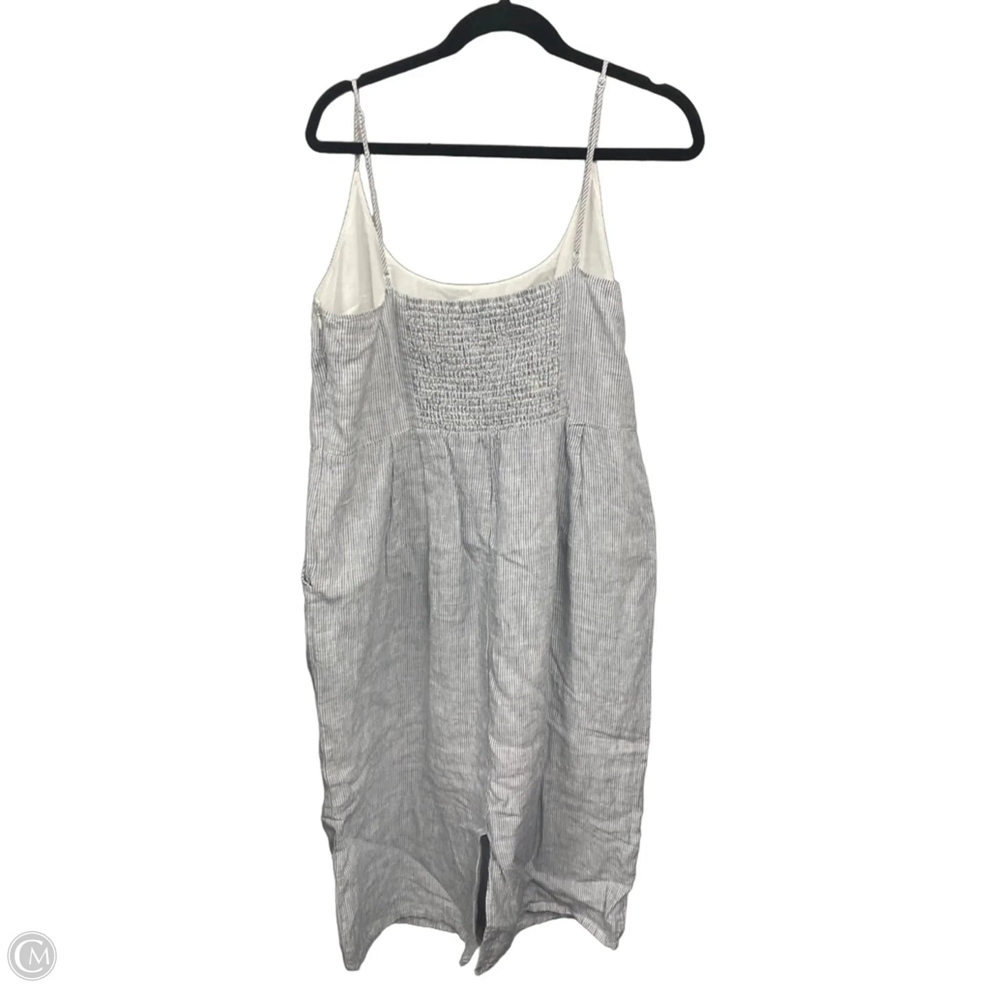 Dress Casual Midi By Quince In Striped Pattern, Size: Xl