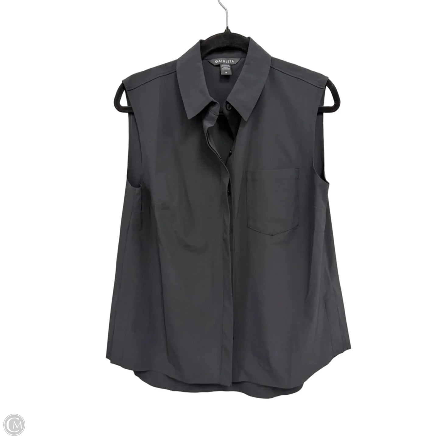 Top Sleeveless By Athleta In Black, Size: M
