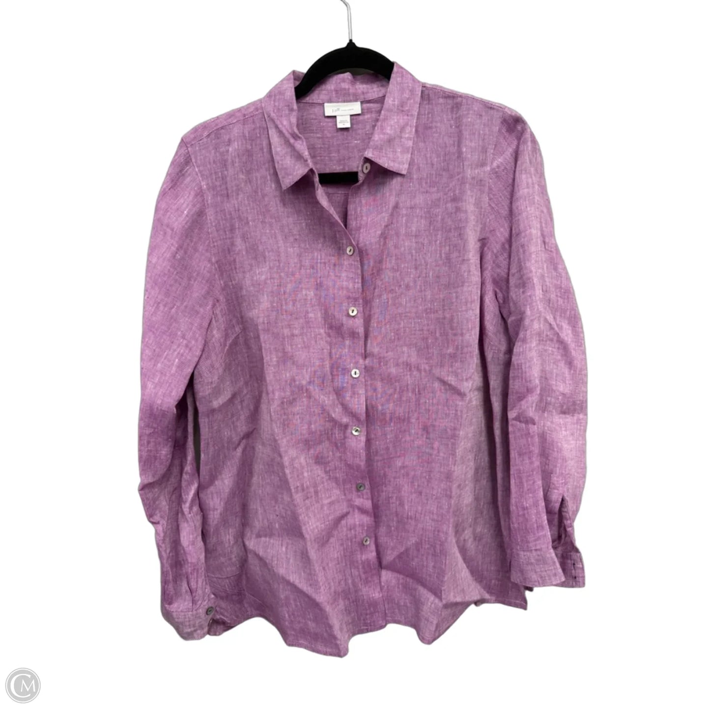 Top Long Sleeve By J. Jill In Purple, Size: M