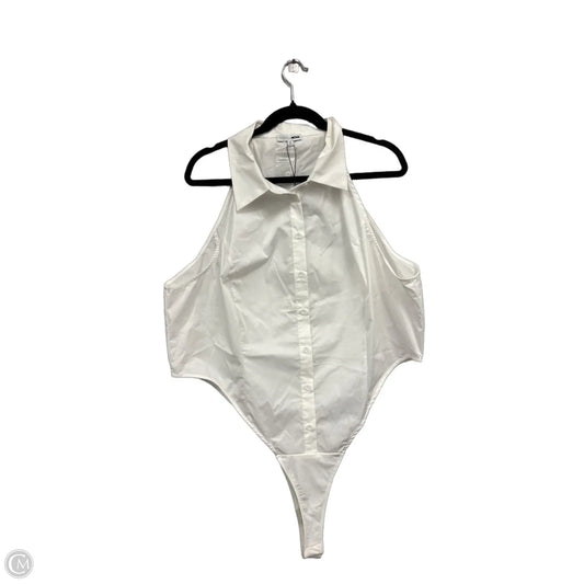 Bodysuit By Fashion Nova In White, Size: 3x