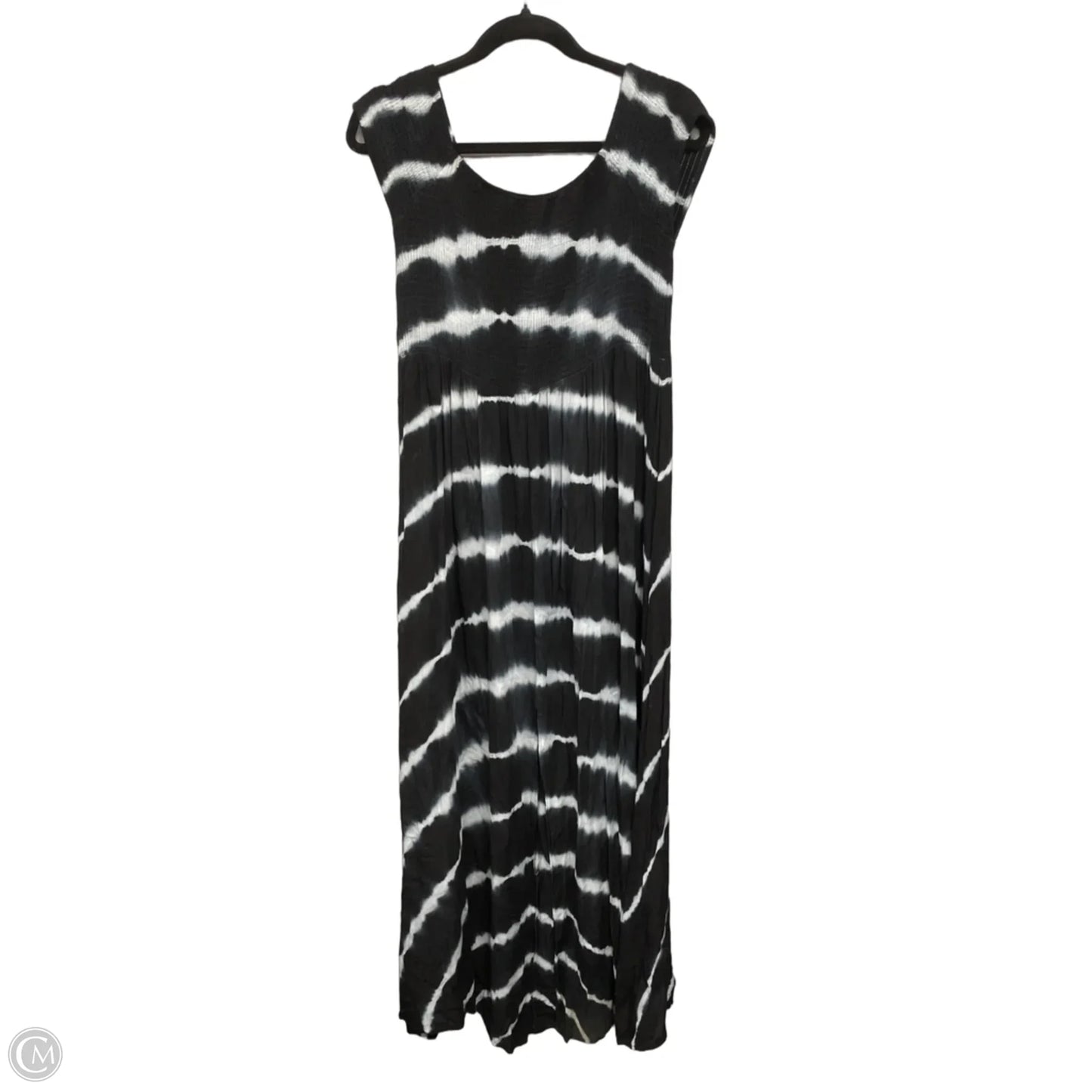 Dress Casual Maxi By Clothes Mentor In Black & White, Size: M
