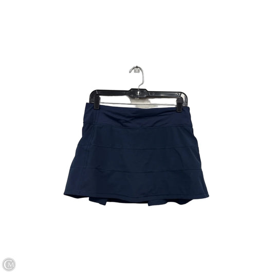 Athletic Skirt By Lululemon In Navy, Size: 6
