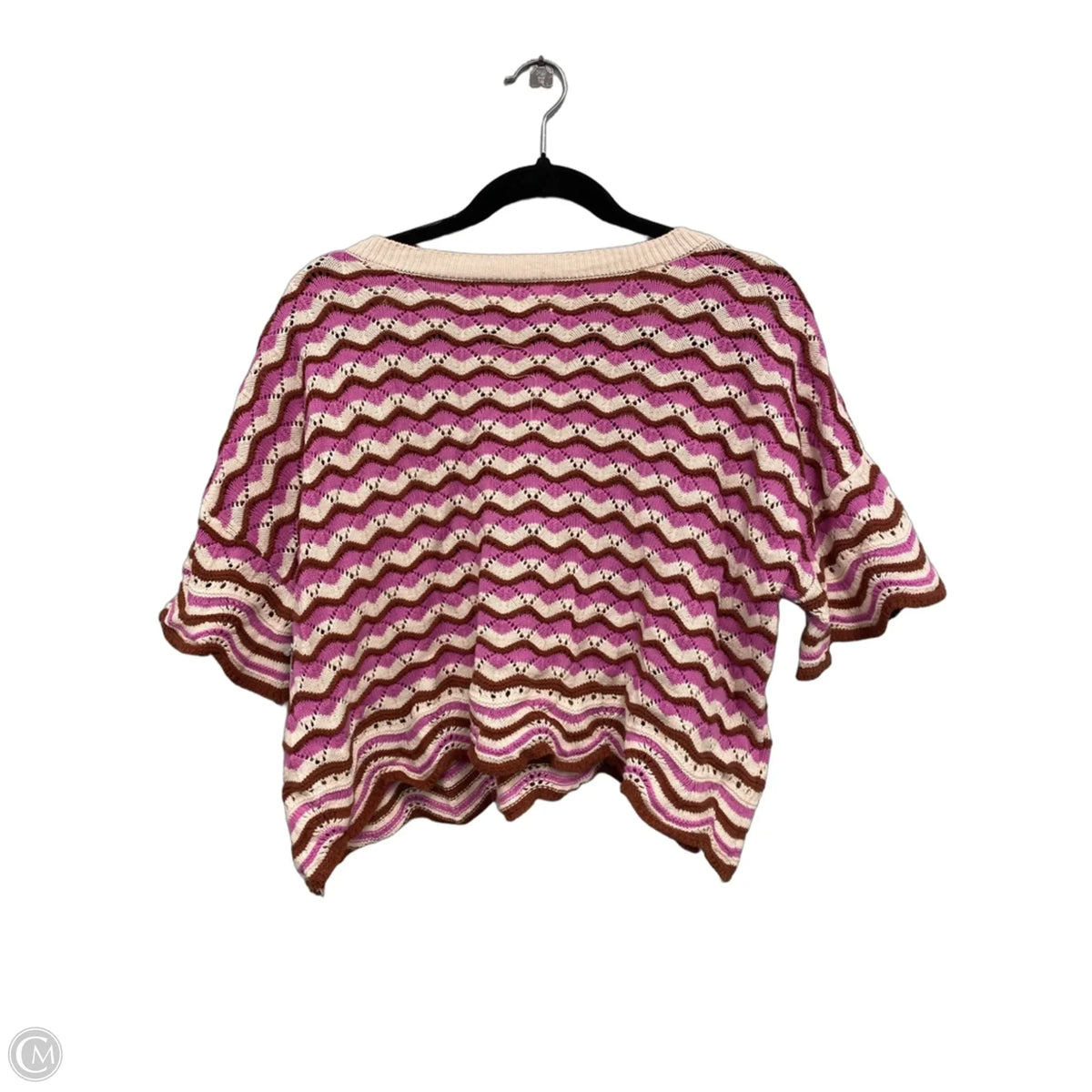 Sweater By L Space In Purple & Tan, Size: S