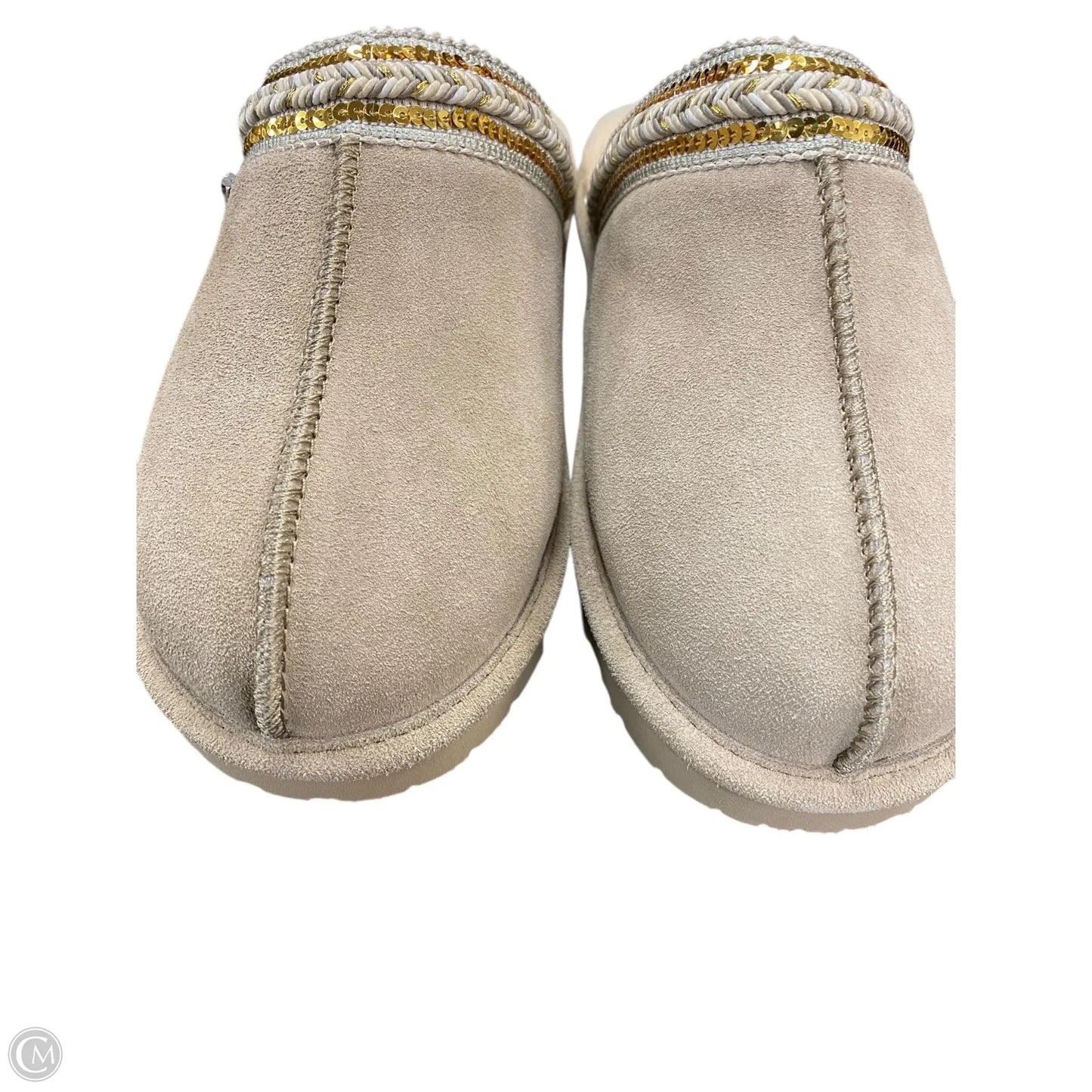 Slippers By Bearpaw In Beige, Size: 9