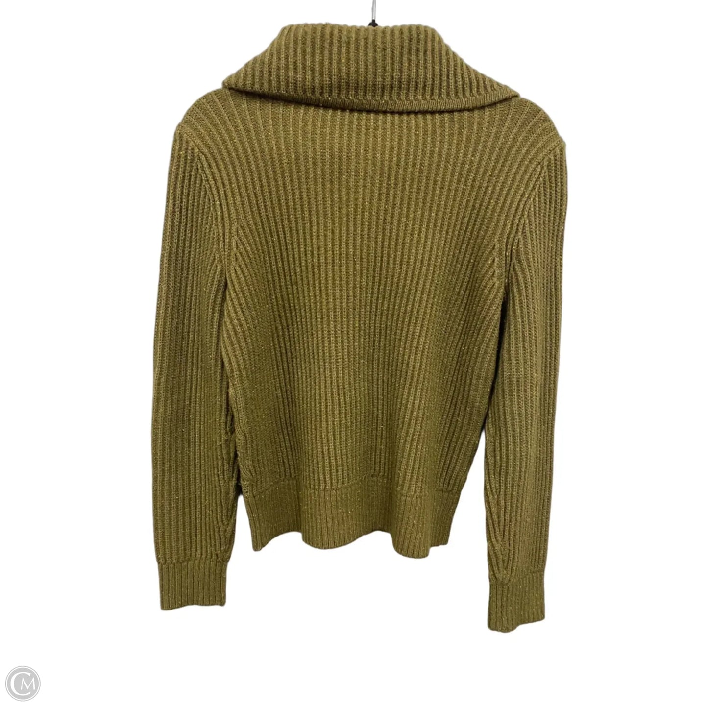 Sweater Cardigan By Talbots In Green, Size: S