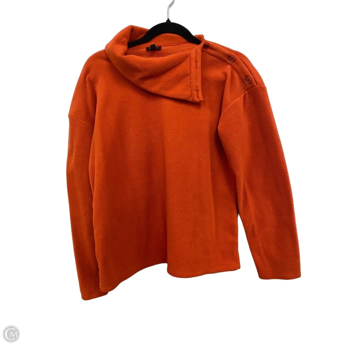 Sweatshirt Collar By Talbots In Orange, Size: M