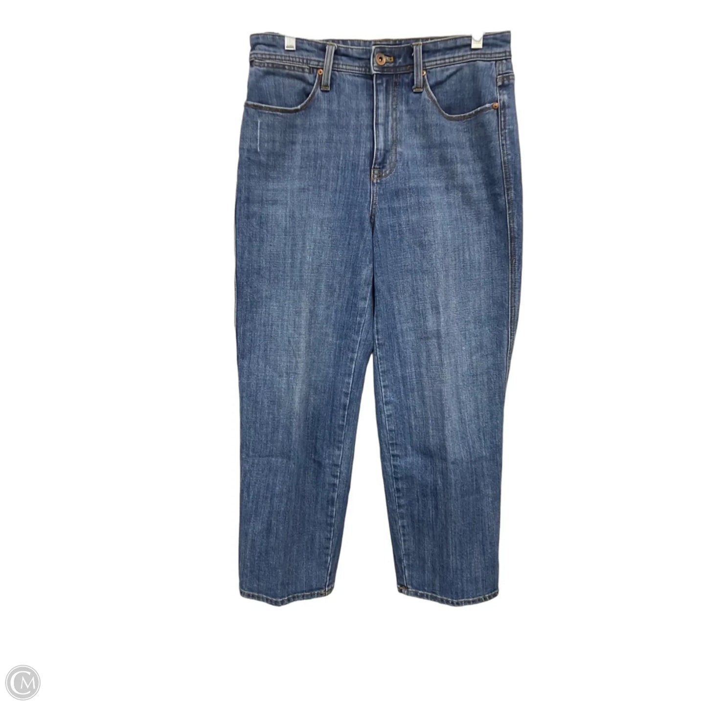 Jeans Straight By Talbots In Blue Denim, Size: 6