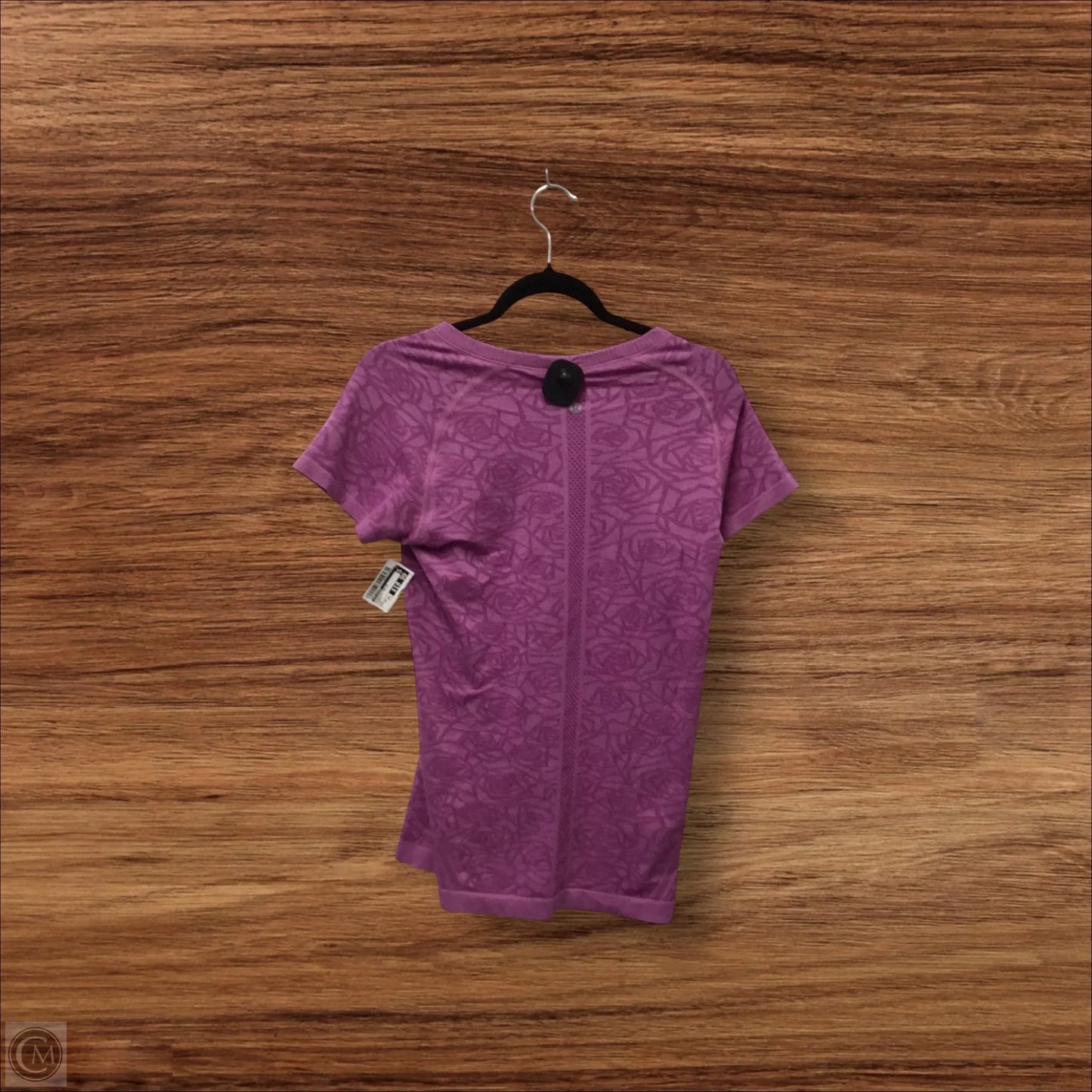 Athletic Top Short Sleeve By Lululemon In Purple, Size: 10