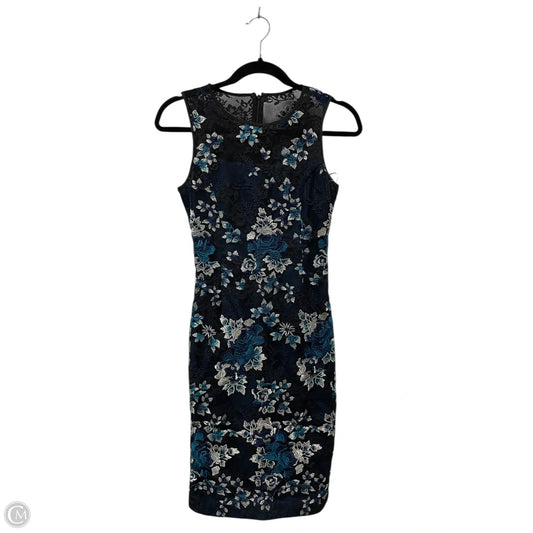Dress Casual Short By White House Black Market In Black & Blue, Size: 0p