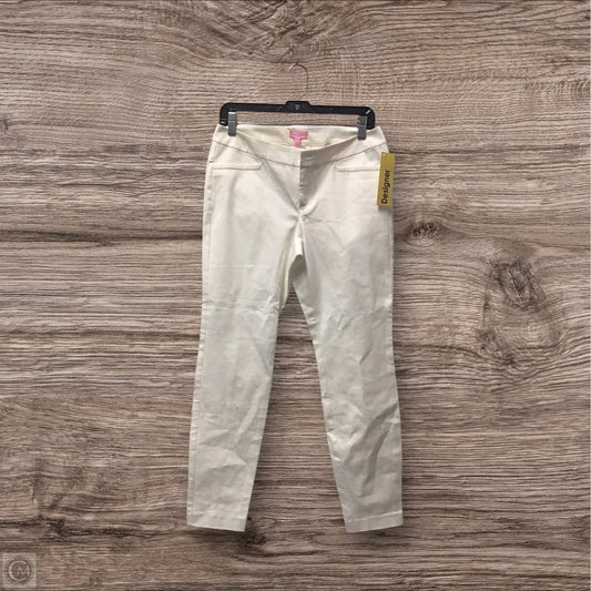 Pants Designer By Lilly Pulitzer In White, Size: 8