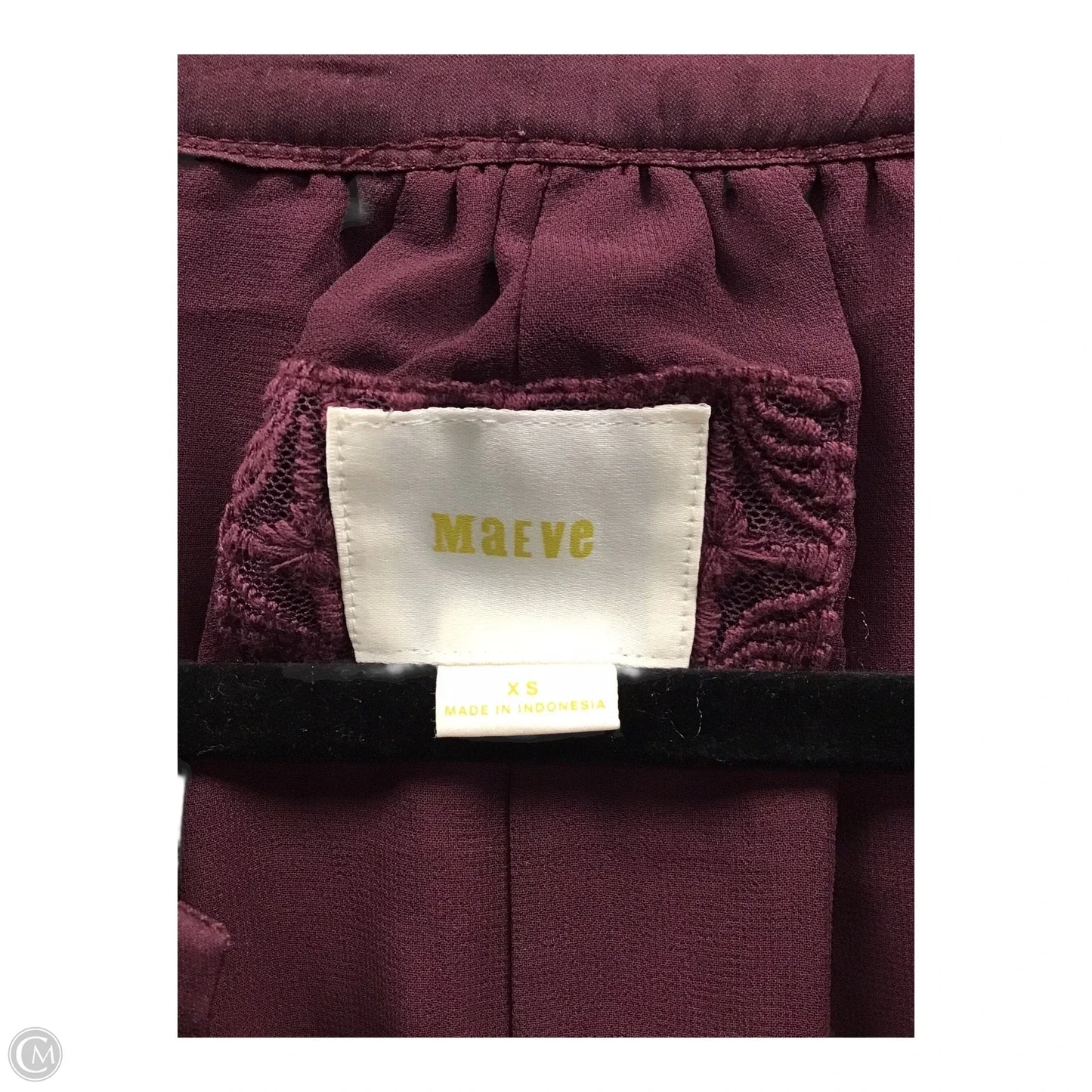 Dress Party Short By Maeve In Maroon, Size: Xs