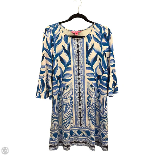 Dress Designer By Lilly Pulitzer In Blue & Pink, Size: M