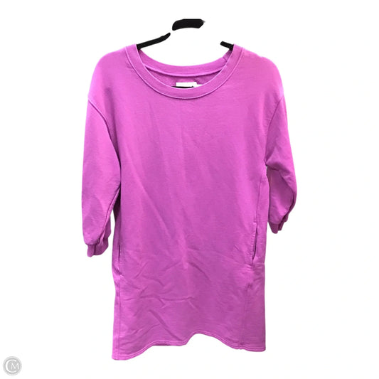 Dress Sweater By Pact In Purple, Size: M