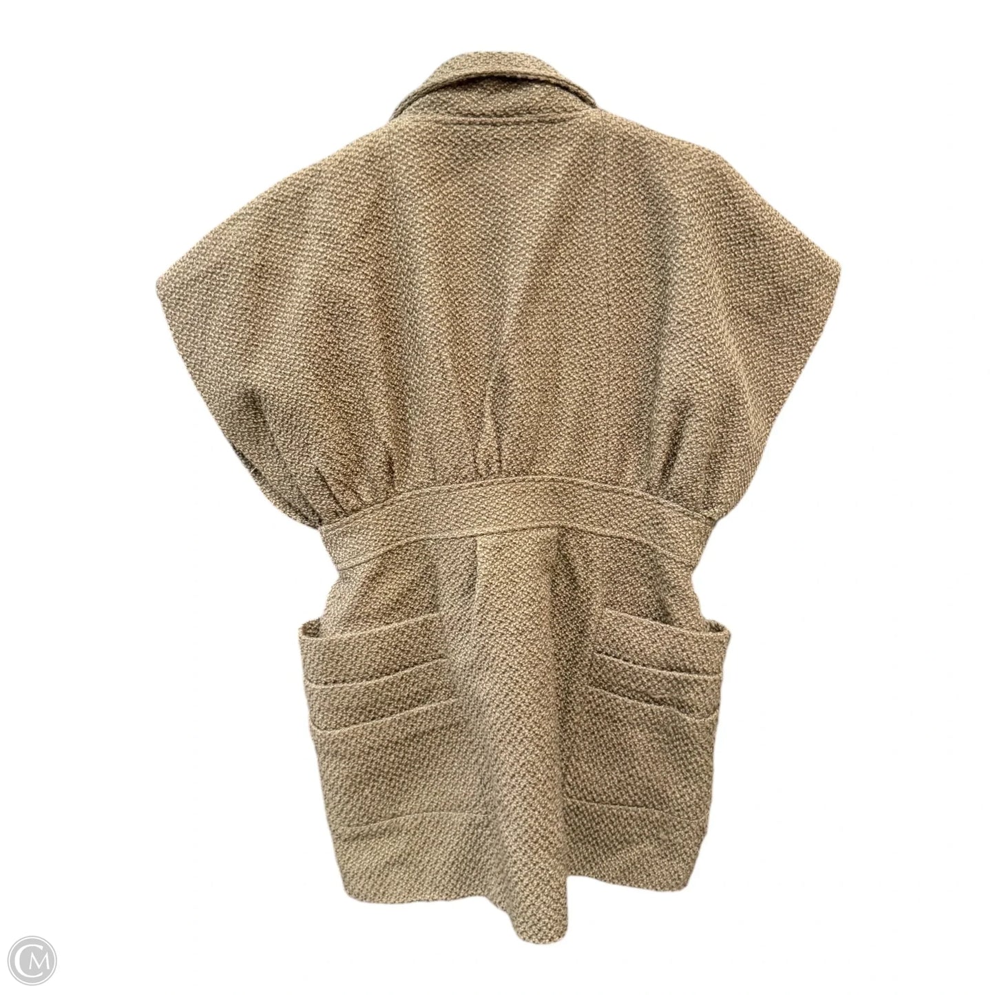 Coat Wool By Luii In Brown, Size: S