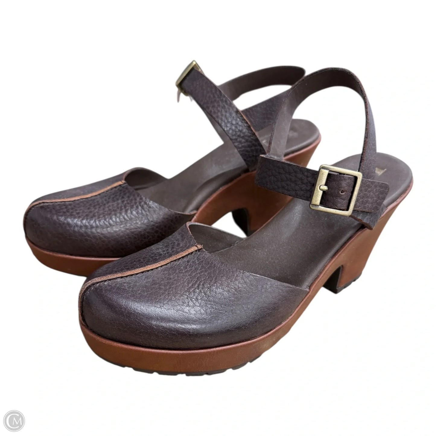 Shoes Heels Block By Korks In Brown, Size: 8