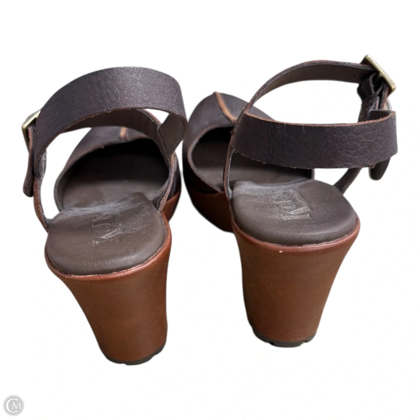 Shoes Heels Block By Korks In Brown, Size: 8