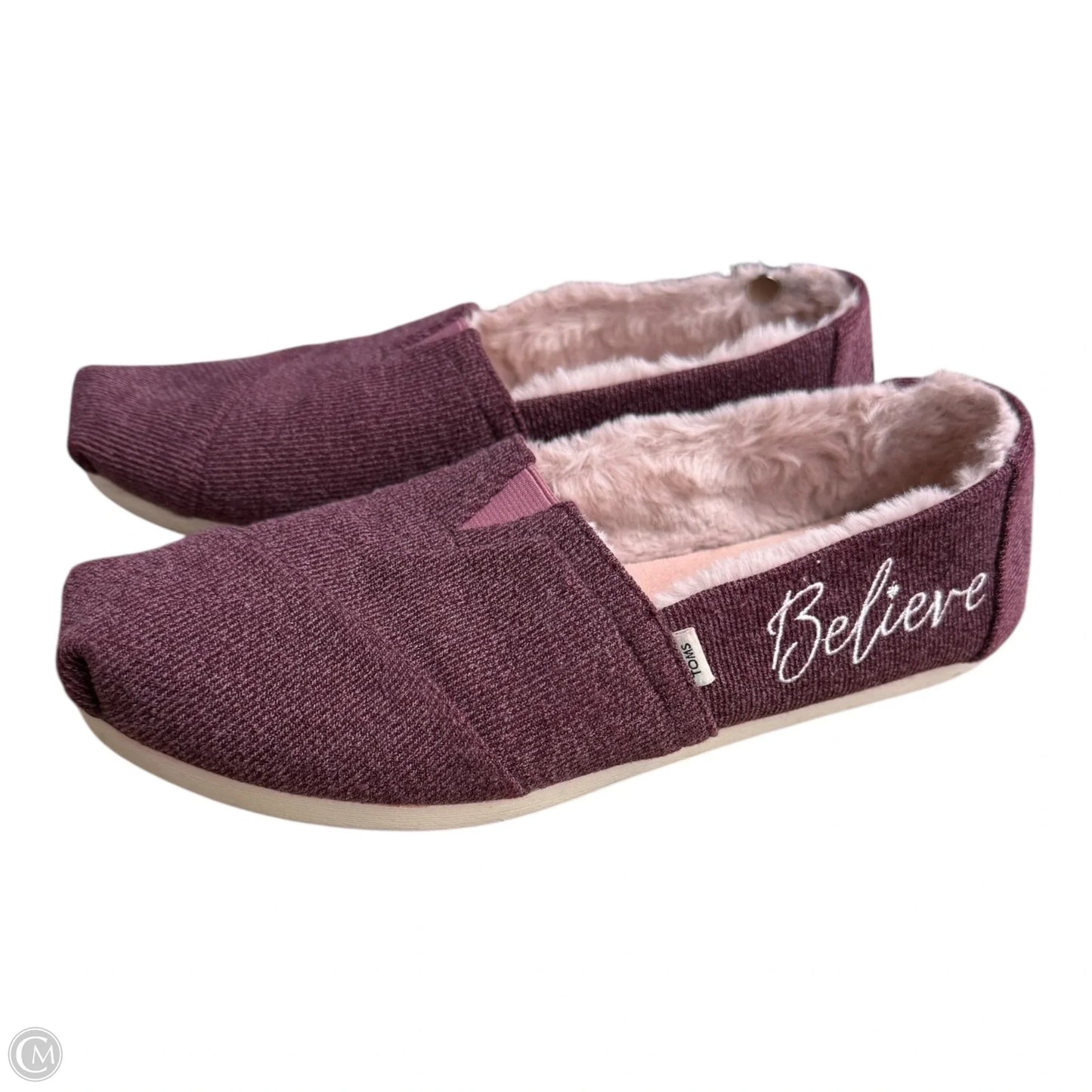 Shoes Flats By Toms In Mauve, Size: 9