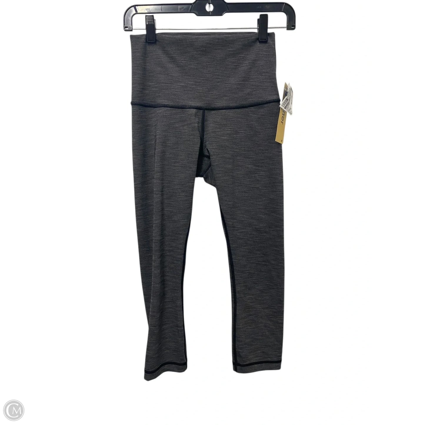 Athletic Leggings Capris By Lululemon In Grey, Size: 6