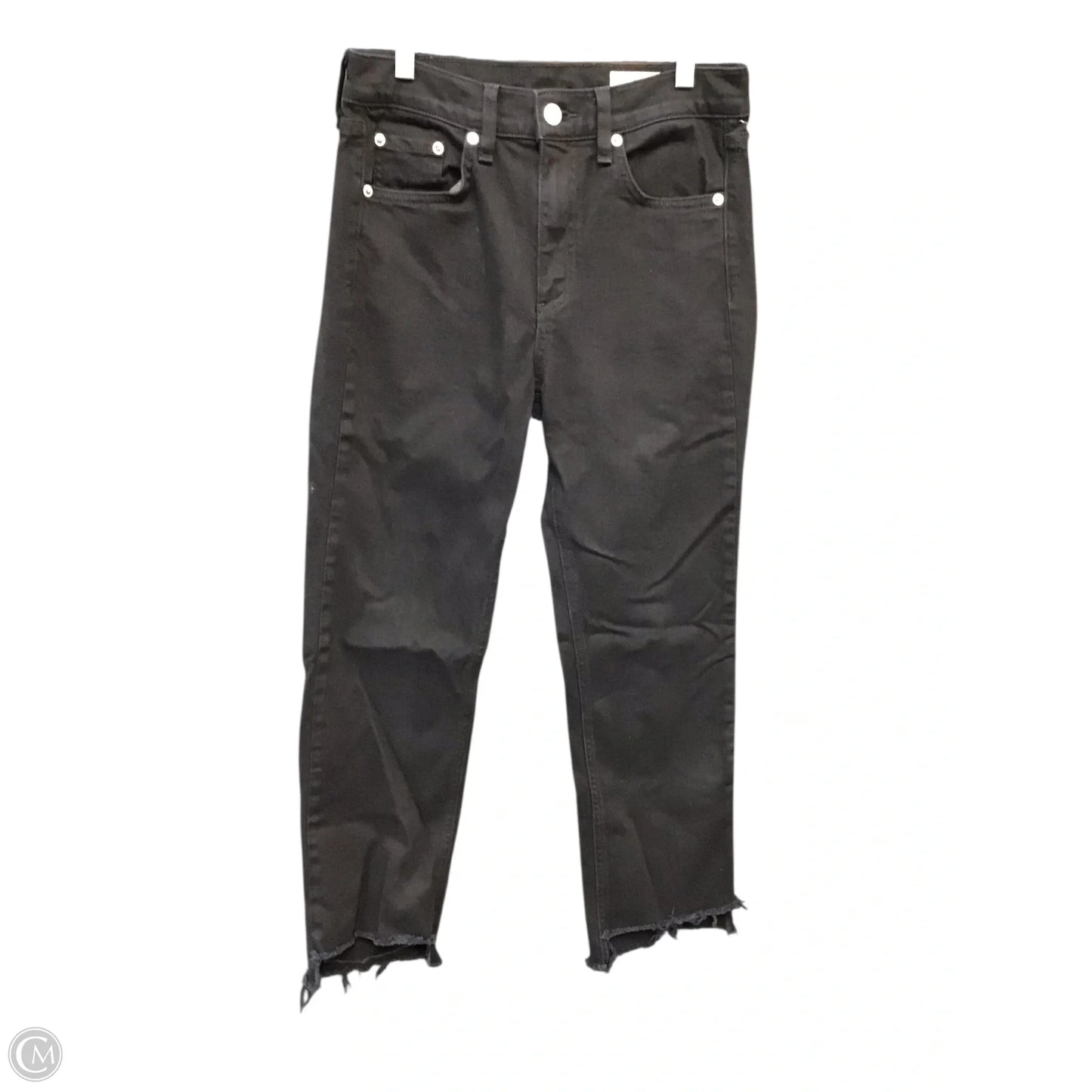 Jeans Boyfriend By Rag And Bone In Black Denim, Size: 2