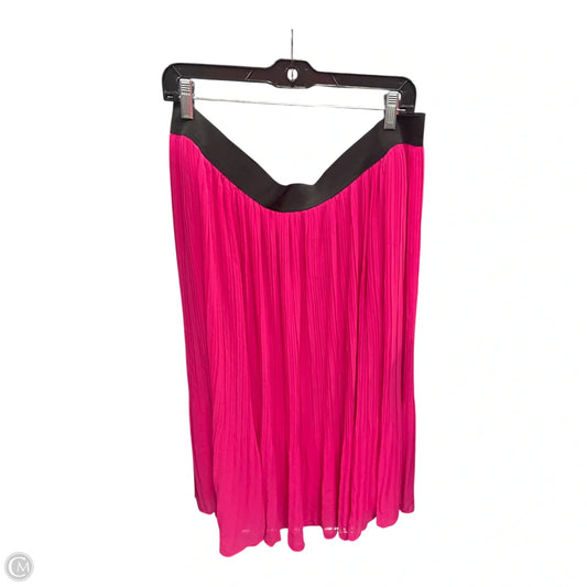 Skirt Midi By Torrid In Pink, Size: 2x
