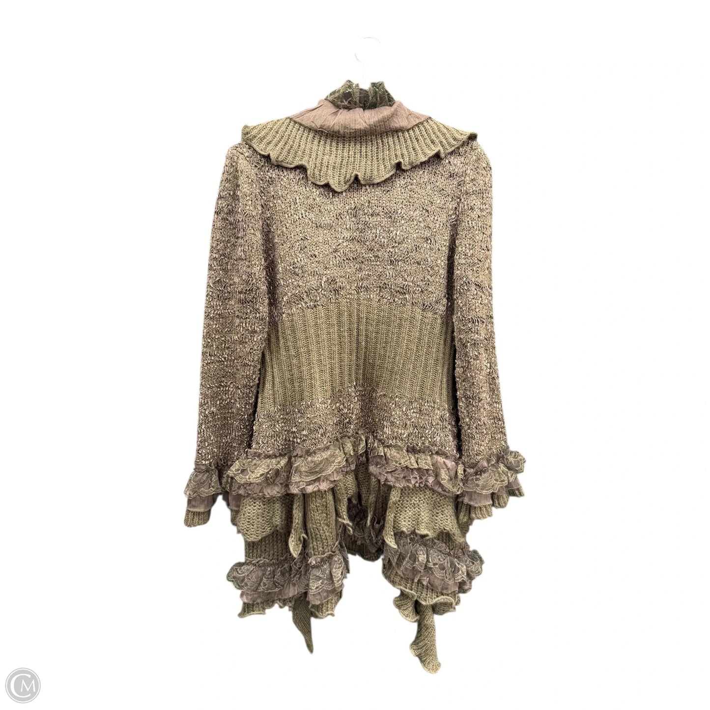 Sweater Cardigan By Cmc In Brown, Size: M